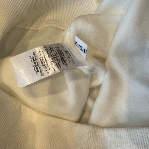 Polo Ralph Lauren Bear White Sweatshirt size M - Picture 6 of 6